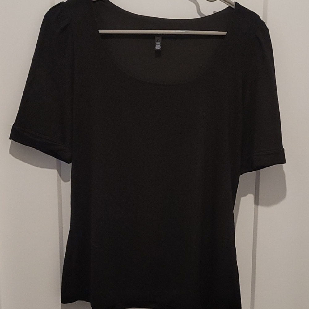 White House Black Market Black Shirt